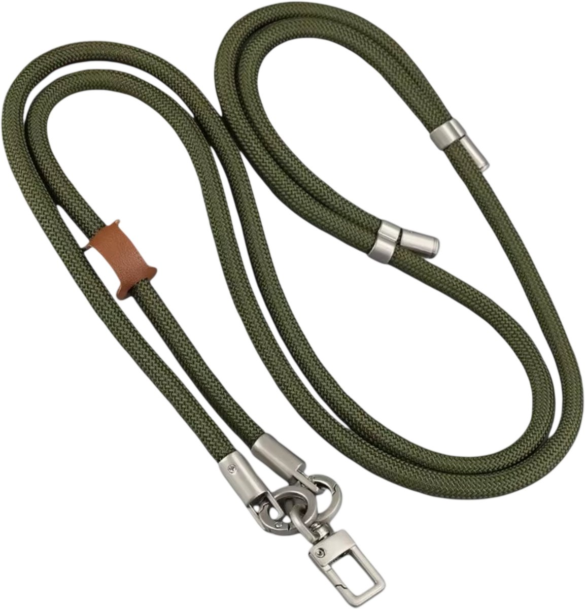 Multifunctionele Telefoonkoord Crossbody Riem – Verstelbare Nekriem voor Mobiele Telefoon, Smartphone Schouderband, Telefoonhouder Koord, ID-Koord en Reisaccessoire - Groen