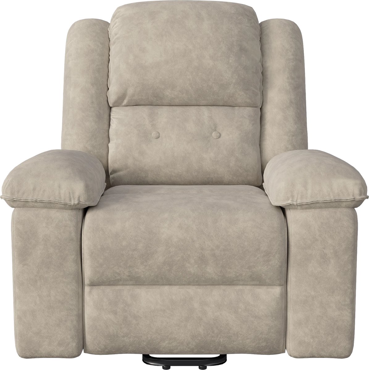 Massagestoel Relaxfauteuil Bruin – met Opstahulp, 8-Punts Massage, Verwarming & Kantelfunctie