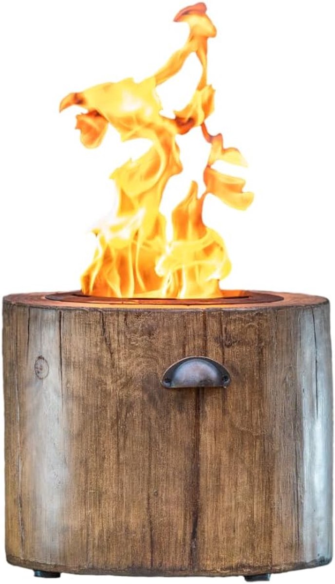SnelShoppen - El Fuego Zwarte Vuurschaal, Geen Hout Nodig, 90% Minder CO2, Geen Houtrook, 3x Goedkoper dan Traditionele Vuurschaal, Ideaal voor Tuin,