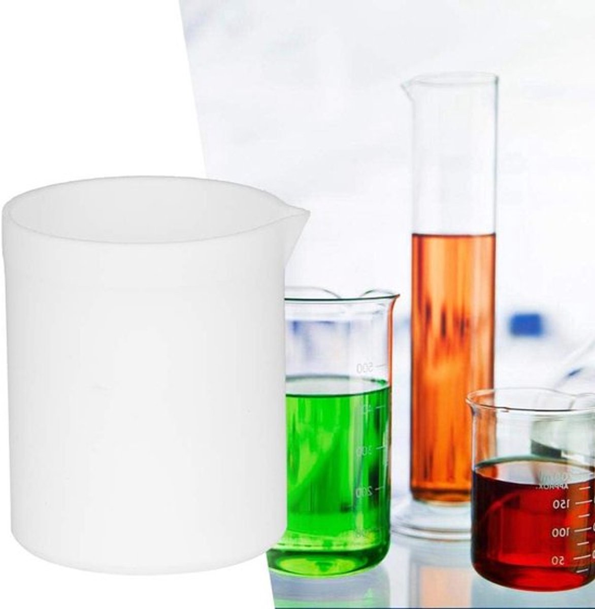 Alkali Resistente PTFE Beker van Polytetrafluorethyleen - Duurzame Teflon Beker (250ml) voor Koken en Bakken