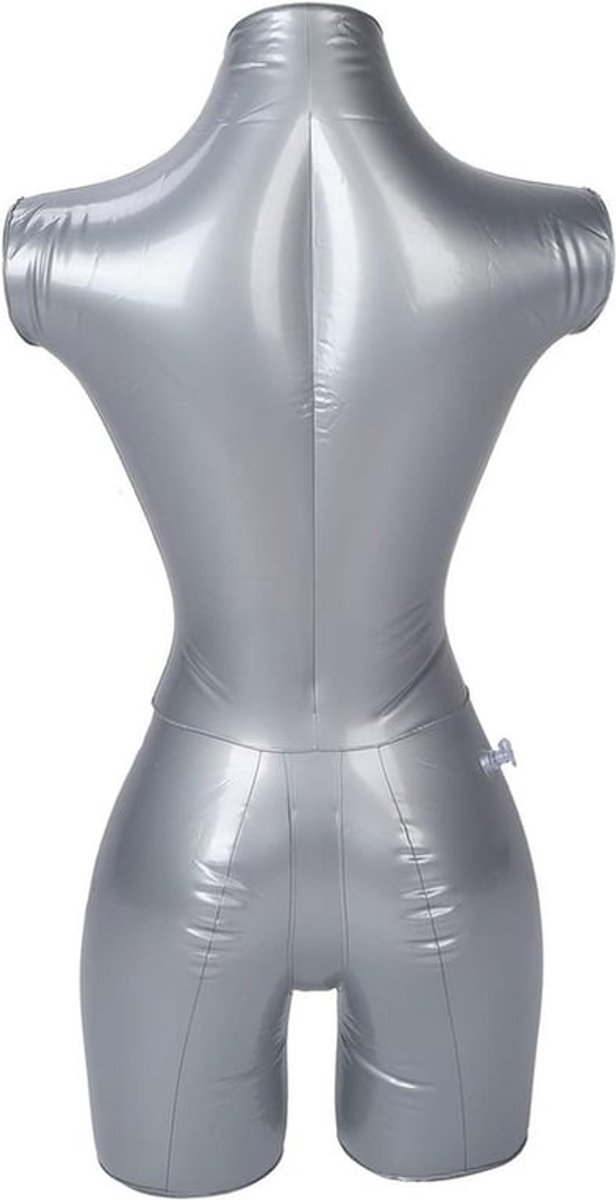 Opblaasbare Vrouwelijke Mannequin met Bovenlichaam Display Rek | Perfect voor Kleding en Accessoires | Duurzaam PVC Materiaal | Ruimtebesparend en Veelzijdig Gebruik