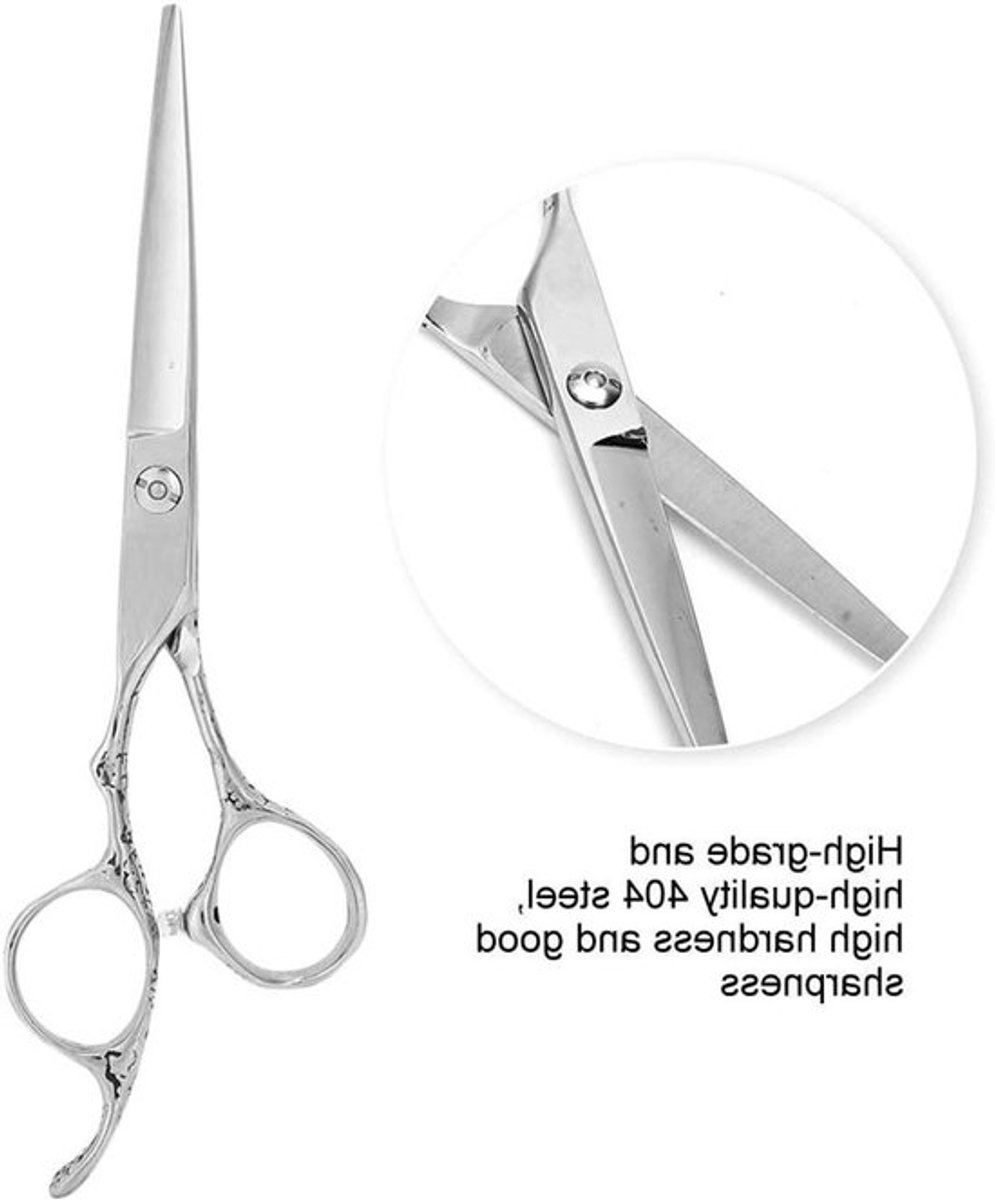 Professionele Kappersschaar 7 Inch van 404 Staal voor Precisie Knippen, Textureren en Thuisgebruik