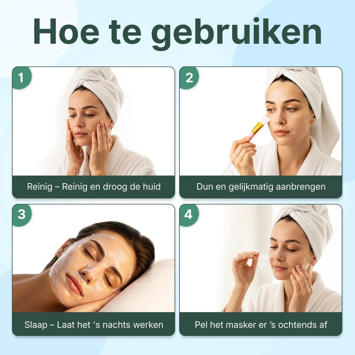 Collageen Wrapping Masker - 75ML - Nacht gezichtsmasker - Hydraterend & Verstevigend - Korean skincare - peel off — cadeau in Verzorging - foto 7