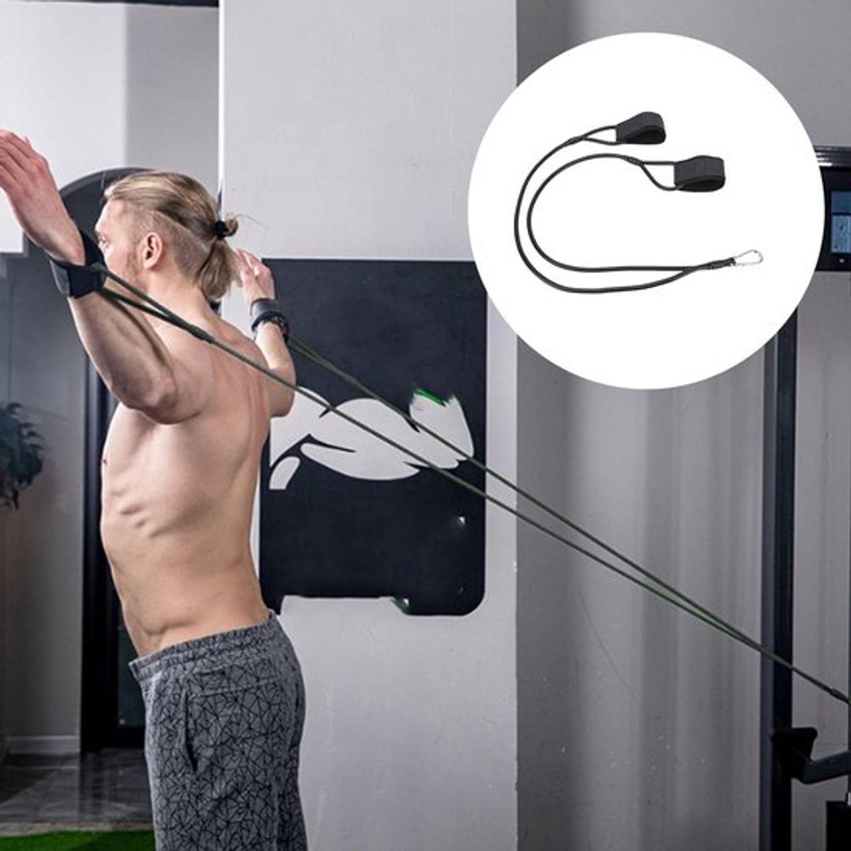 Sling Trainer voor Krachttraining, Elastische Fitnessband voor Thuis en Gym, Ideaal voor Arm- en Schouderoefeningen