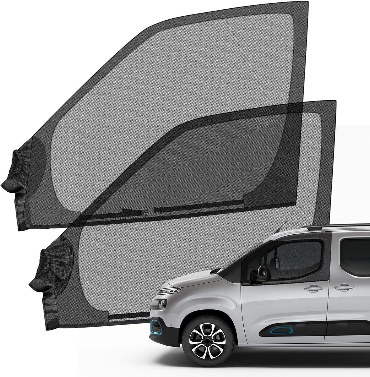 Set van 2 Vervangende Magnetische Voordeur Screens voor Diverse Modellen van 1996-2025, Ademend en Eenvoudig te Installeren, Ideaal voor Bescherming tegen Insecten en Ventilatie