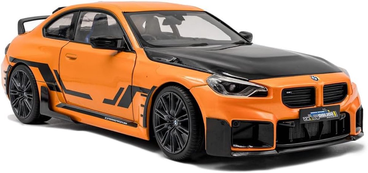 Modelauto BMW M2 PP - Gegoten Auto - Verzamelen - Gedetailleerde Uitvoering - 1:18 - Oranje