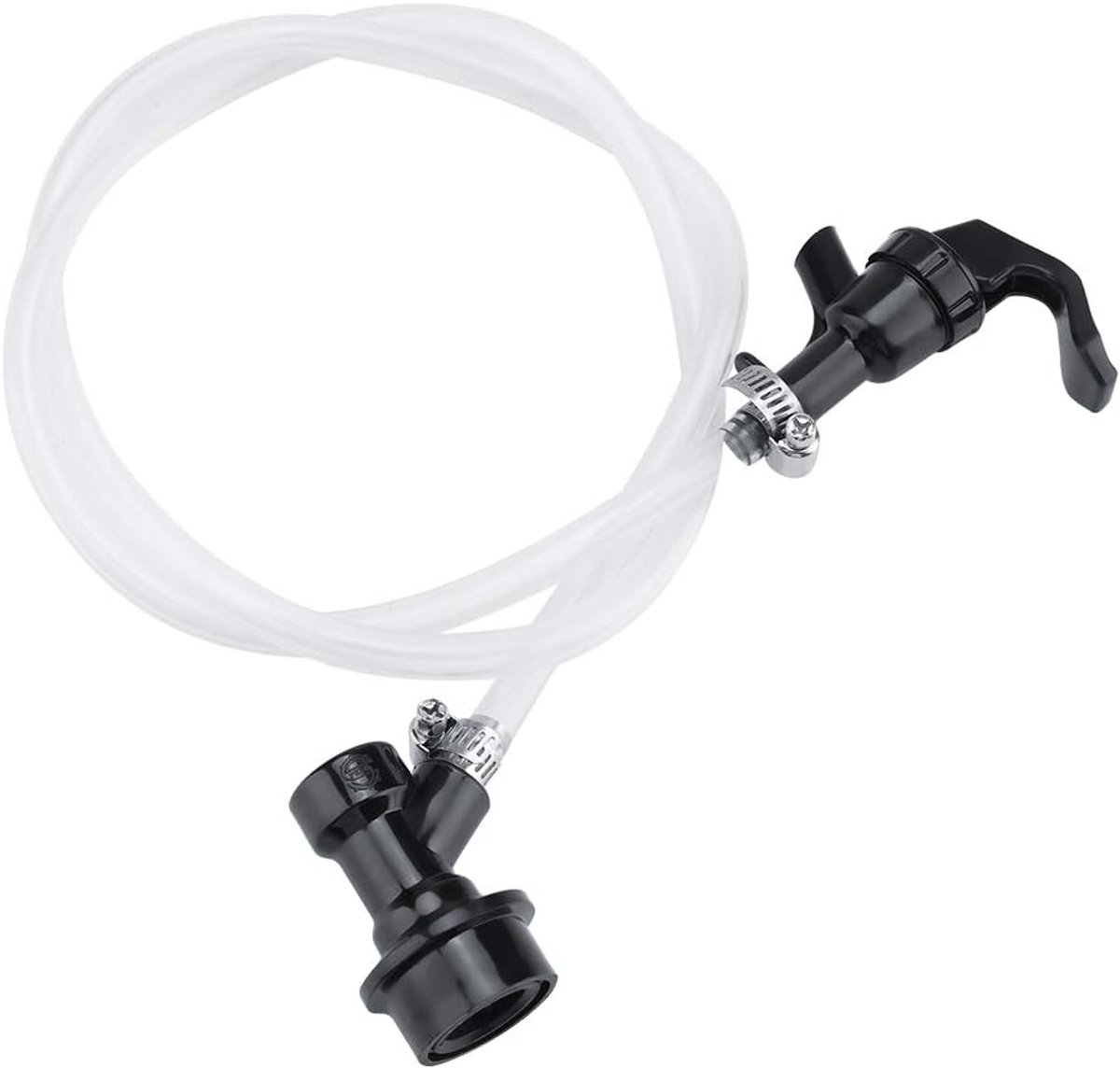 SnelShoppen - 100cm Bier Slang Party Picnic Tap Ball Lock Ontkoppeling Bier Fust Thuisbrouwerij - Veilig en Duurzaam - Ideaal voor Feesten en Kamperen