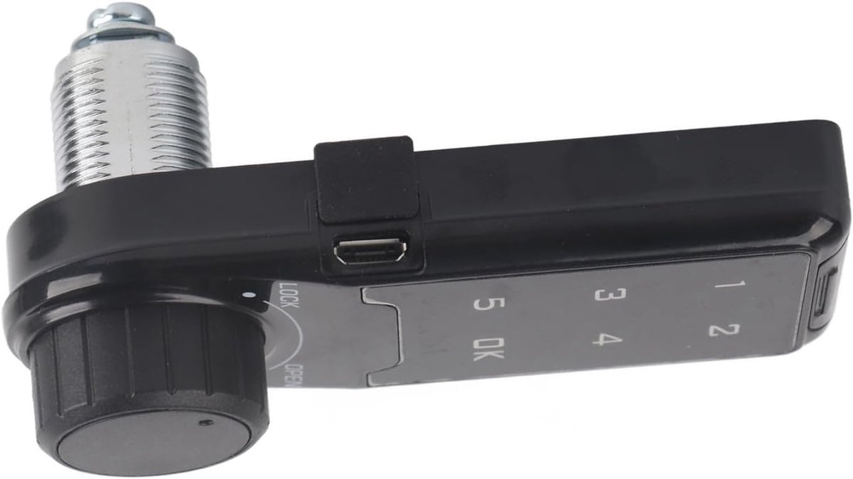 SnelShoppen - Digitale Code Combinatie Sleutelloze Lock, Elektronisch Wachtwoordkastslot met Touch Toetsenbord, Slimme Beveiliging voor Kasten, Gym, S