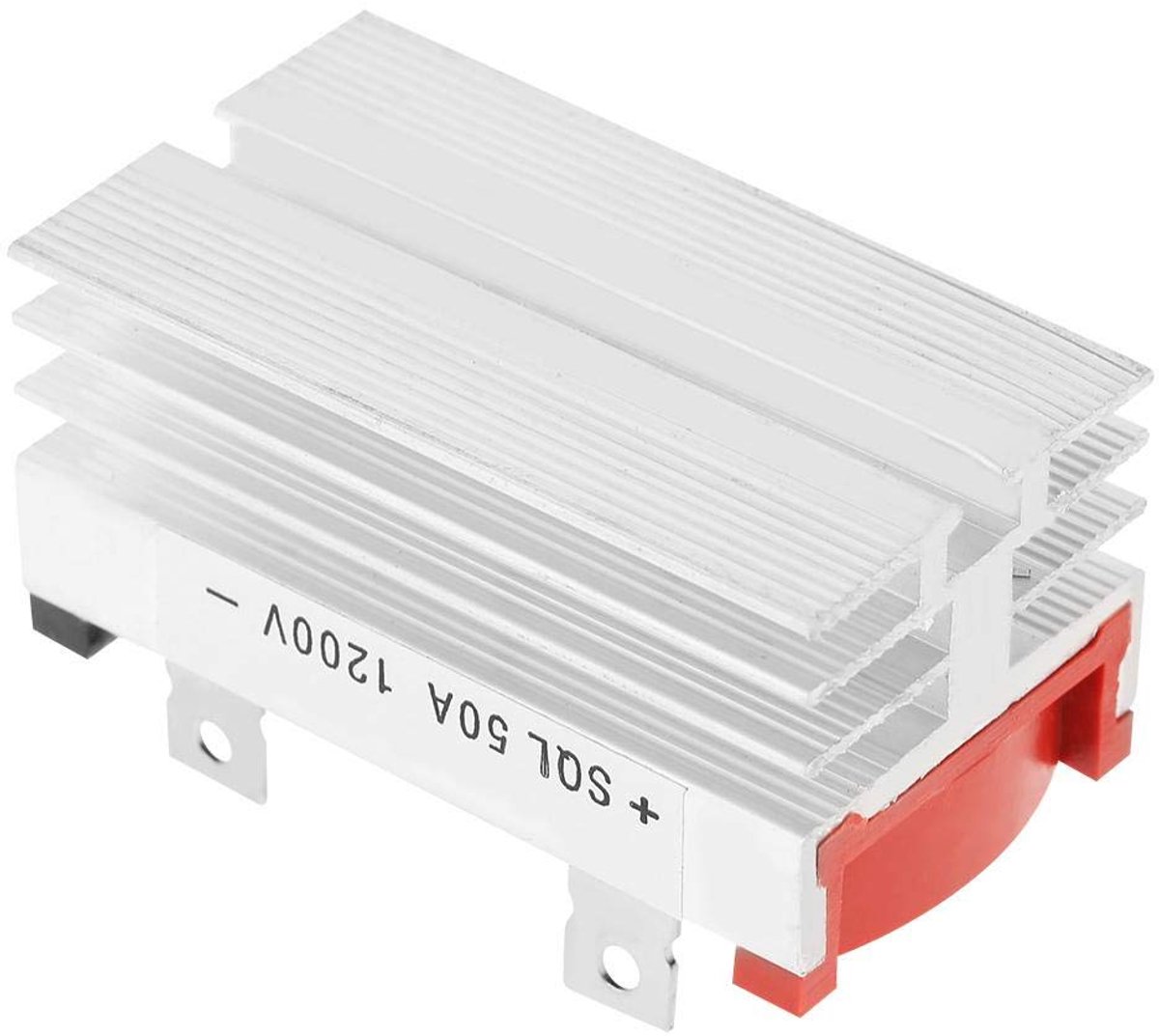 SnelShoppen - 3 Fase Diodebrug Gelijkrichter 50 Amp 1200V Aluminium 2 Stuks Snelle Warmteafvoer Hoogwaardige Prestaties