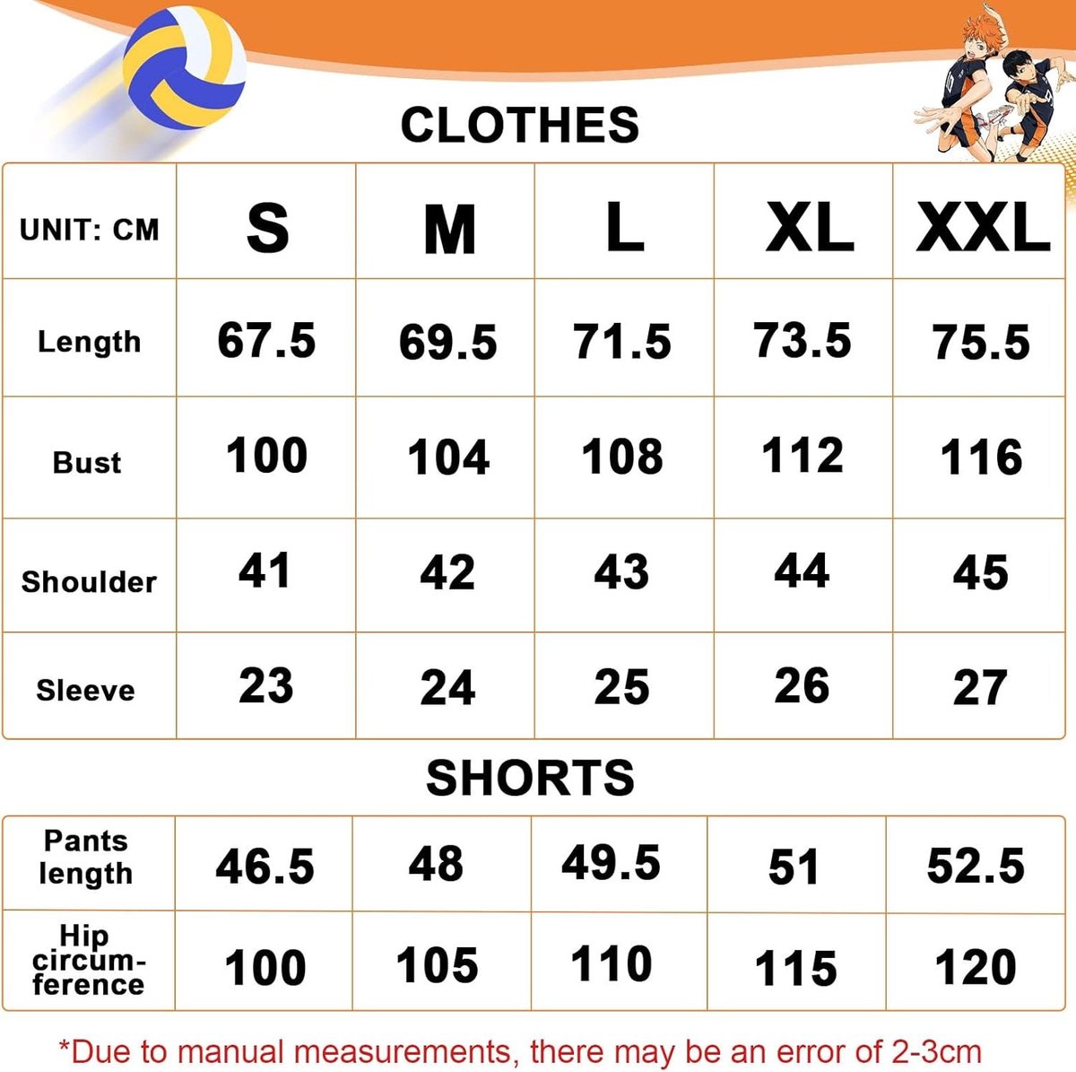 Karasuno Cosplay Kleding voor Mannen - Haikyuu Volleyball Jersey en Shorts - Shouyou Hinata Kostuum voor Halloween en Carnavalsfeesten