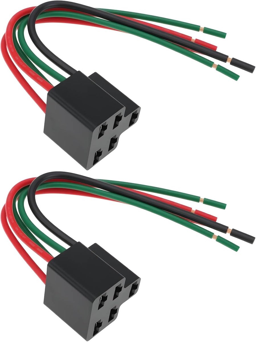 SnelShoppen - 2 stuks 5-pin Airconditioning Blower Motor Weerstandsconnector Compatibel met Mazda, Audi, BMW, Honda - Hoogwaardige Vervanging MT1345