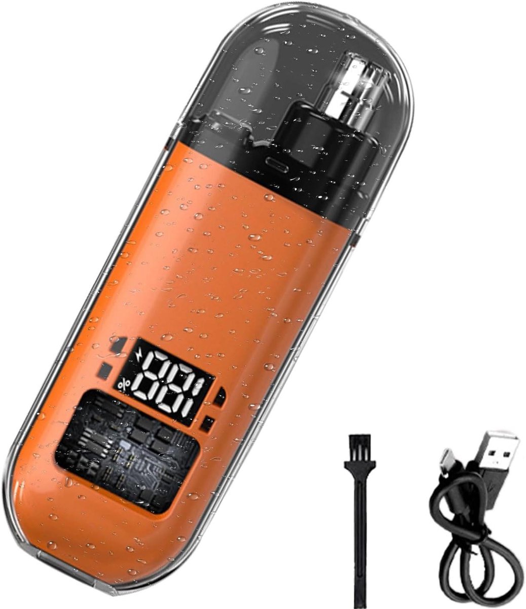 Elektrische Neushaartrimmer - Gezichts Haar Trimmer - Persoonlijke Verzorging - Intelligent LCD Display - 10.2 x 5 x 5 cm