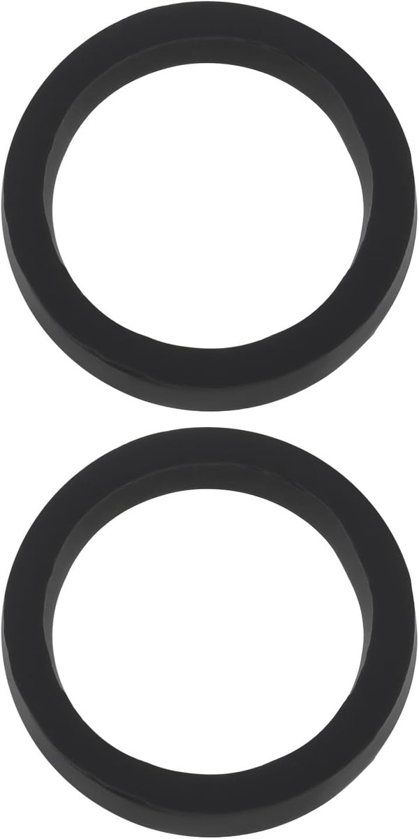 SnelShoppen - 2x Idle Gear Rubber Ringen 19mm x 14mm x 2.5mm Geschikt voor Tascam 122 MKII 112 234 Teac V-3RX V-5RX V-9 - Silicoon, Temperatuurbestend
