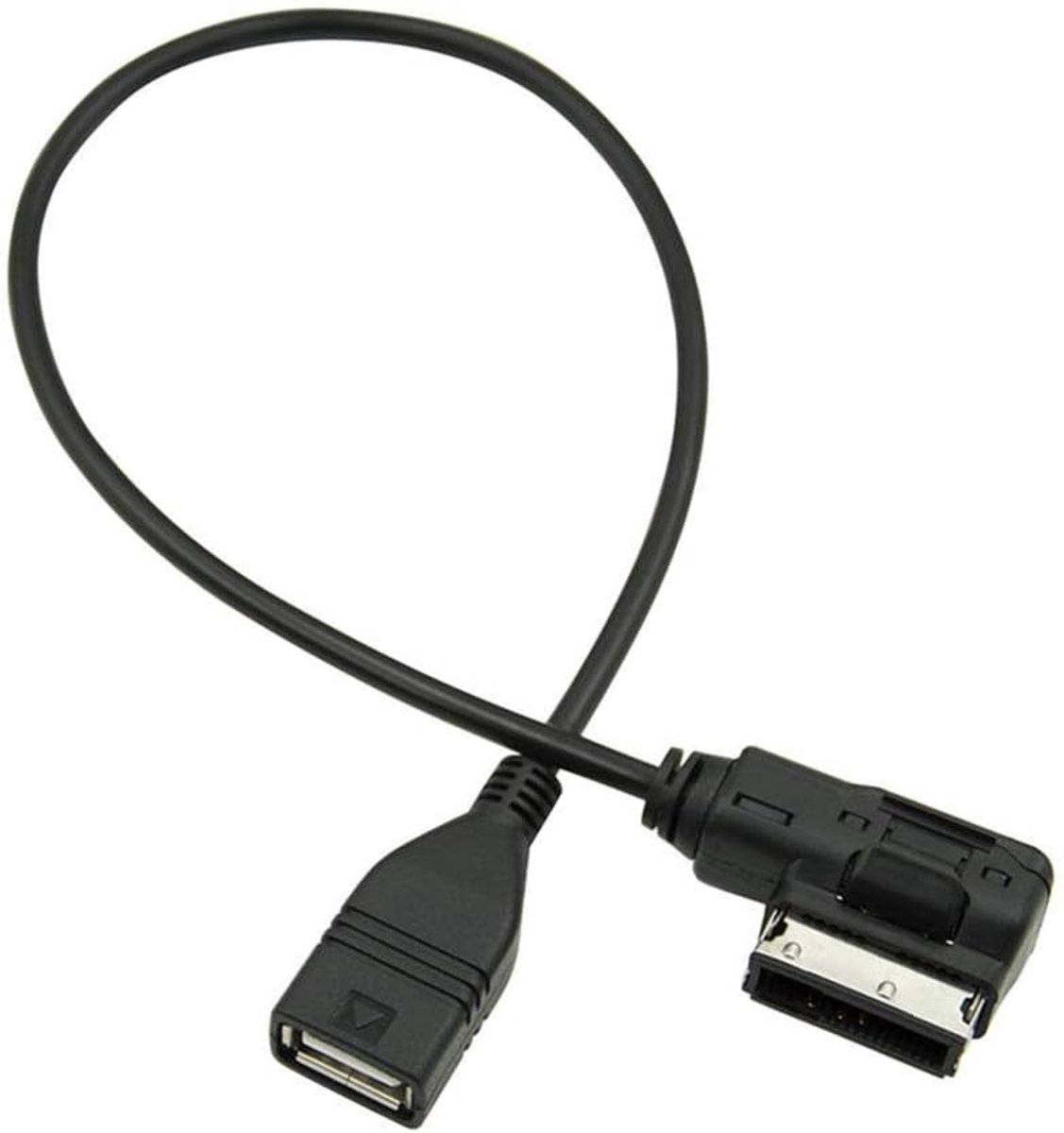 SnelShoppen - USB Muziek Interface AMI MMI AUX MP3 Kabel Adapter voor Audi A3 S4 A5 S5 A6 S6 A7 A8 Q5 Q7 R8 - 27 cm - Plug & Play - Audio Overdracht -