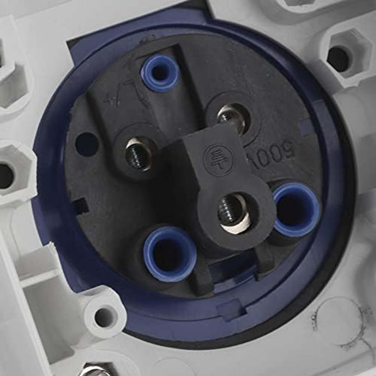 SnelShoppen - 16A Stekker - Waterdichte Buitenstopcontact 220V-240V - 3Pin Ingebouwde Vrouwelijke Stekker voor Camper, Caravan, Trailer, Motorhome