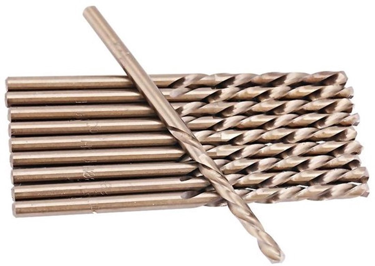 Set van 1.0-5.0MM HSS-CO boorbits voor metaal, hout, roestvrij staal en gietijzer - Ultra harde M35 cobalt boorbits voor precisiewerk