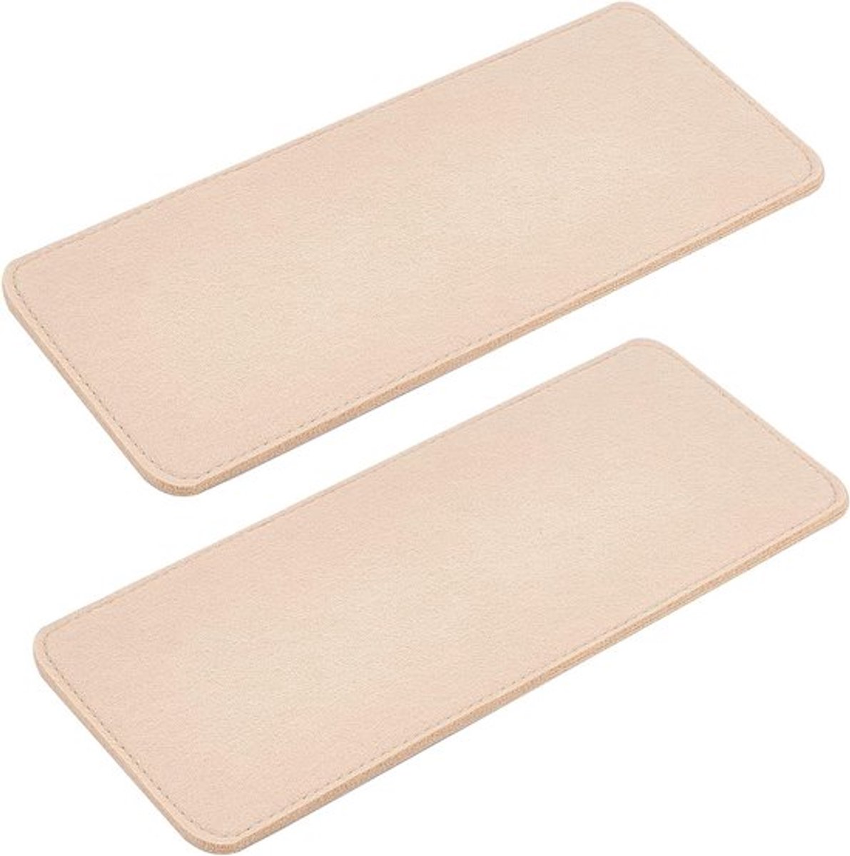 2 Stuks Handtas Basisvormer van Vilt, 30.5x13.2cm, Handtas Ondersteuning, Bodemvormer voor Tote en Rugzakken, 6mm Dikte, Bruin
