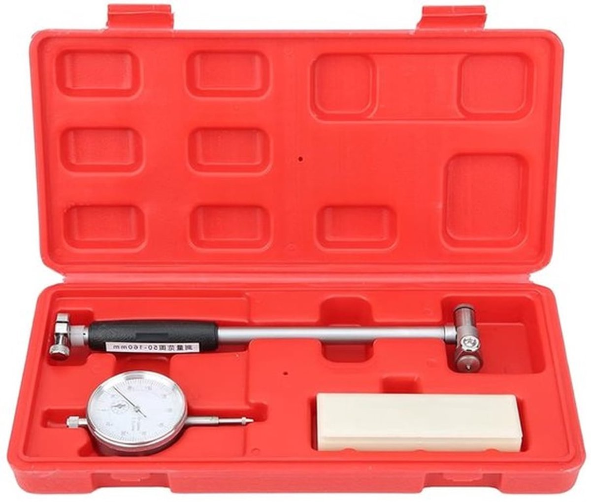 Dial Bore Meter 50-160 mm - Interne Cilinder Meetinstrument voor Motoren, Precisie Diameterindicator en Meetset voor Cilinders