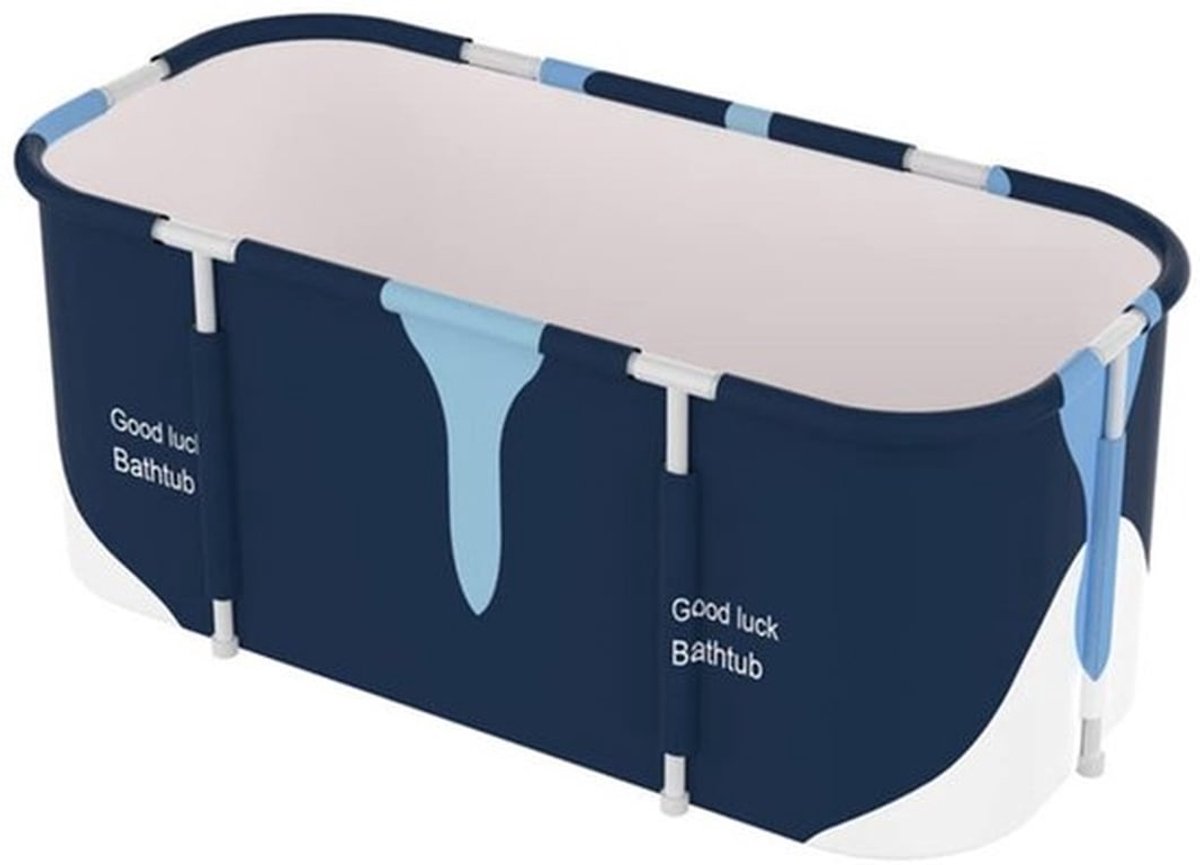 Badkuip Opvouwbaar 120 x 60 cm - Mobiele Badkuip - Draagbare Badkuip - Inclusief Accessoires - Lichtgewicht 4 kg - Eenvoudig te Installeren - Bademmer