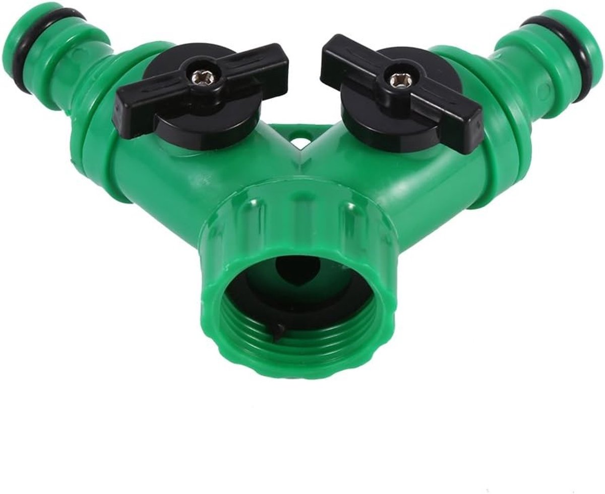 Waterkraan Splitter - Kunststof - 3/4 Inch Draad - Y-type Connector voor Tuinirrigatie