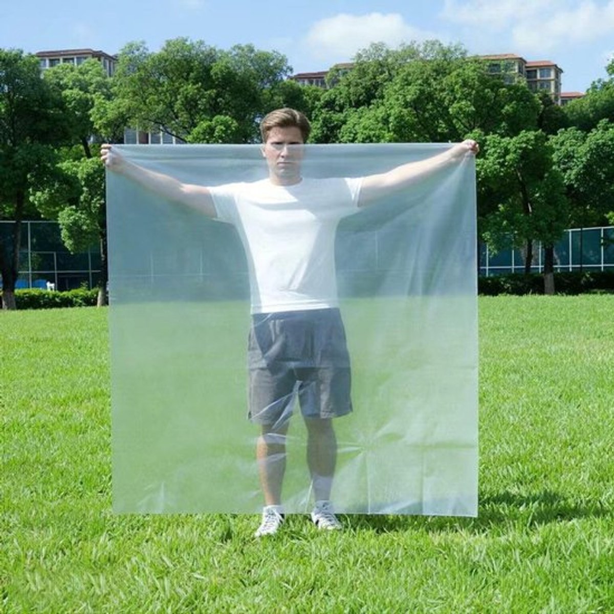 Grote doorzichtige opbergzakken voor opslag van bagage, beddengoed en meubels - 5 stuks (59x59 inch)