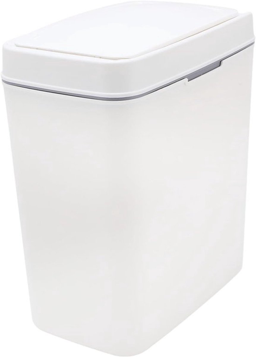 15L Contactloze Sensor Afvalbak - IPX5 Waterdicht voor Badkamer, Keuken en Woonkamer - Slimme Afvalcontainer met Automatische Deksel