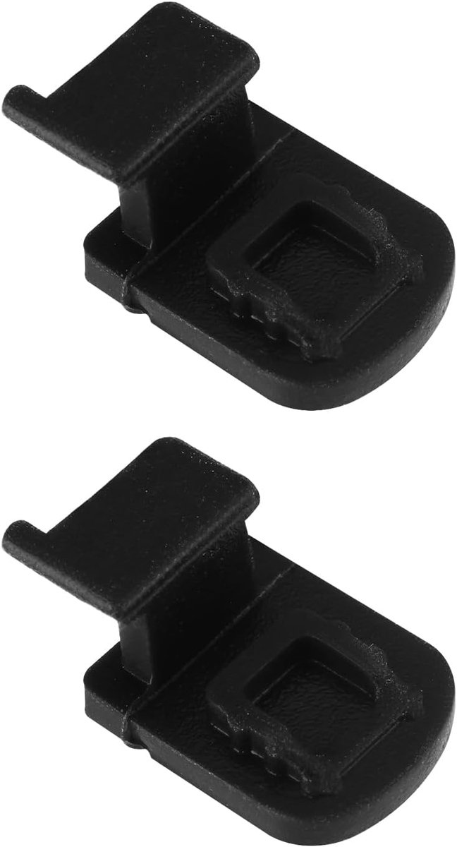 SnelShoppen - 2 Stuks Camera Accu Deur Rubber Beschermhoes Geschikt voor Canon 1000D 350D 400D 450D 500D 550D - Duurzaam Materiaal - Vervangend Access
