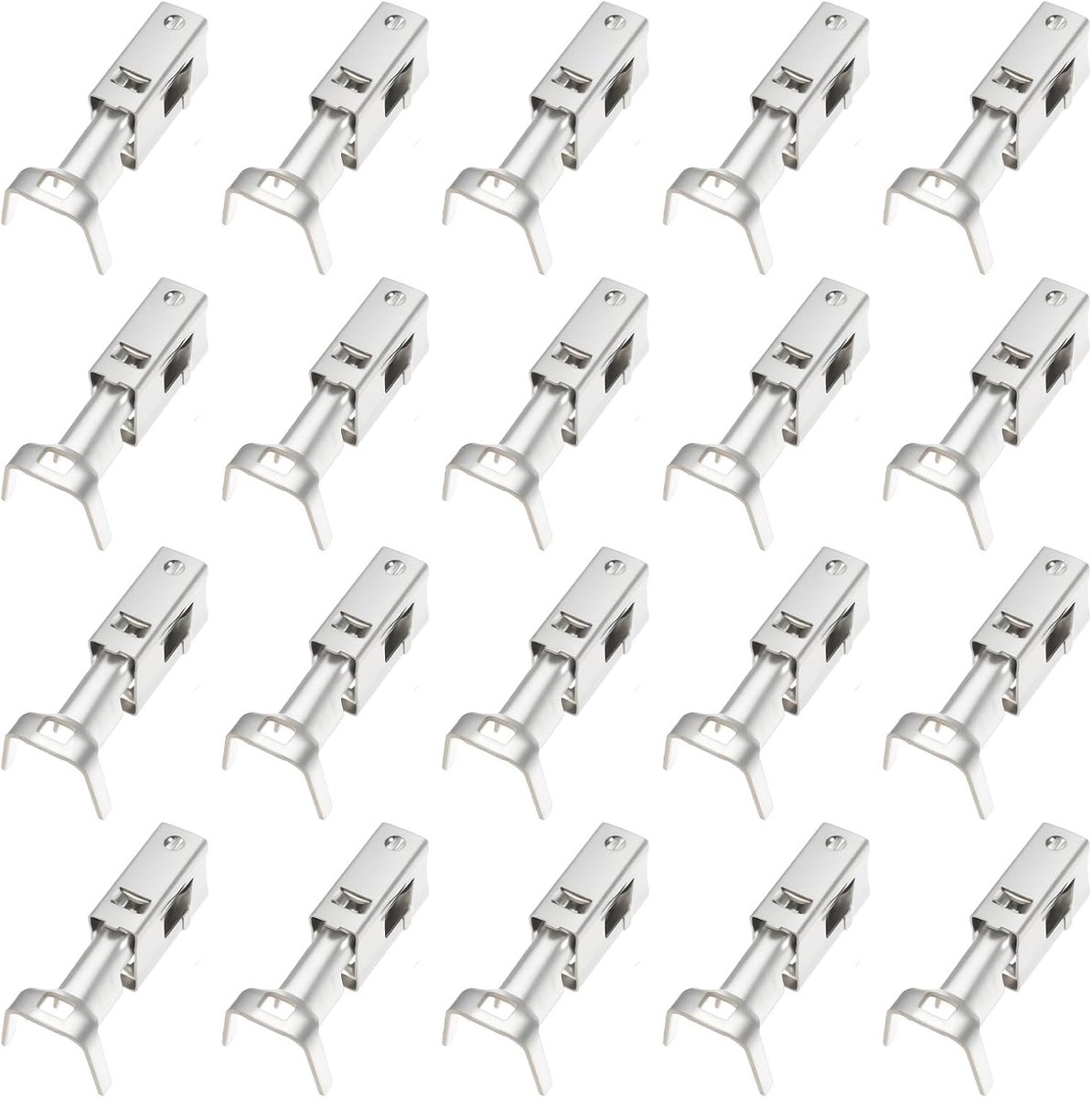 SnelShoppen - 20 Stuks 6.3mm Vrouwelijke Terminal Crimps voor Autoaansluitingen 1.00mm²-2.50mm² Bedrading, Perfect voor Elektrische Voertuigen en Sens