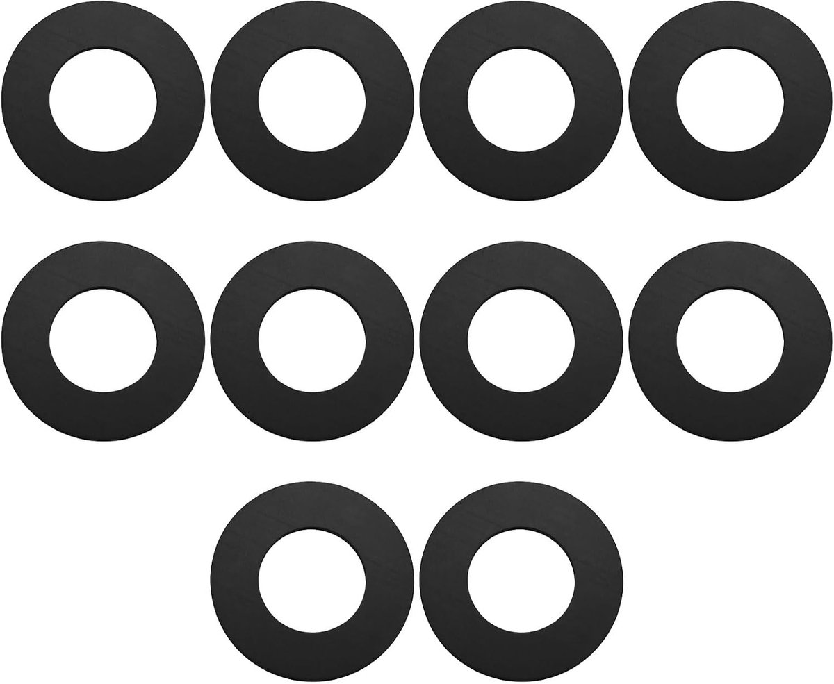 SnelShoppen - 10 Stuks Rubber Washers 42x22x2mm voor 1/2" Pillar Kranen, Geschikt voor Wastafels en Keukens, Eenvoudige Installatie