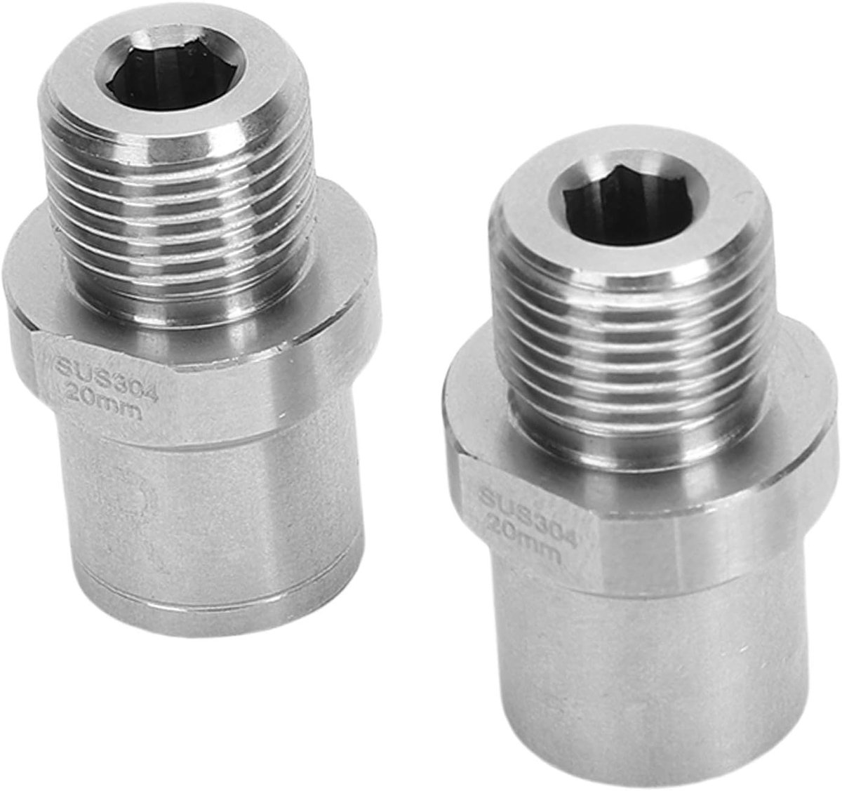 SnelShoppen - Fiets Pedaaladapter 1 Paar Aluminium Legering Extender Converter 1/2 Tot 9/16 Inch Eenvoudige Installatie Voor Veilig Fietsen