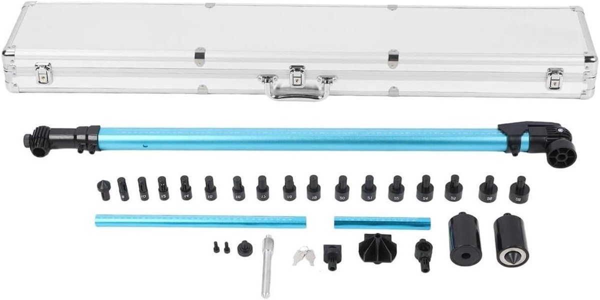 Meetliniaal Systeem Balk - Kalibratie Instrument - Machine Onderhoud - Nauwkeurige 2D Metingen - 2250 mm Bereik - Zilver