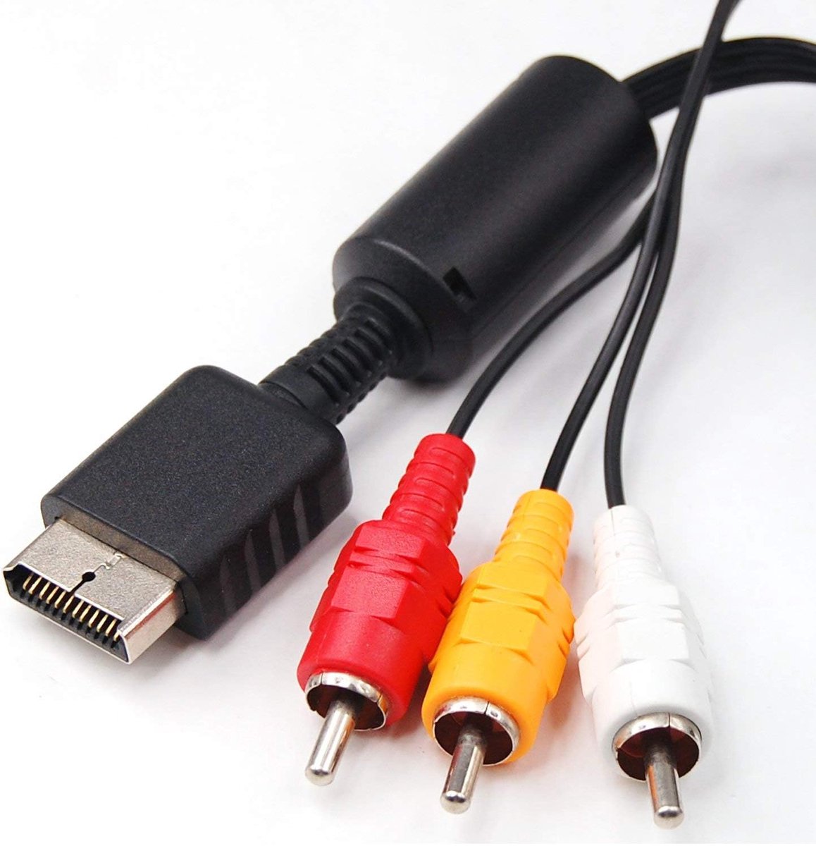 SnelShoppen - DIGIFLEX AV Kabel - Gaming Console Audio Video Verbinding - Composite AV Signaaloverdracht - Geschikt voor PS2/PS3 - 1,8 m Plug & Play V
