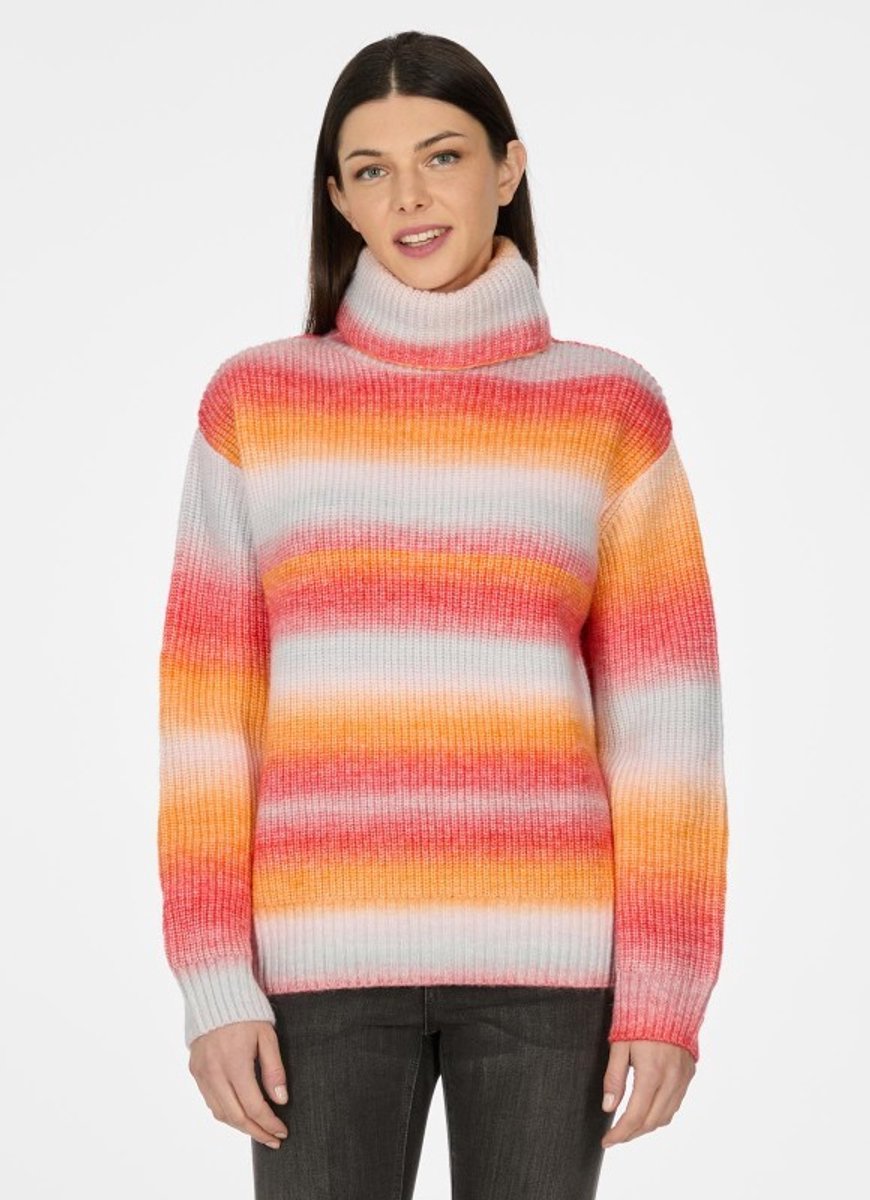 Trui Safina rood streep met kol Ragwear - maat L