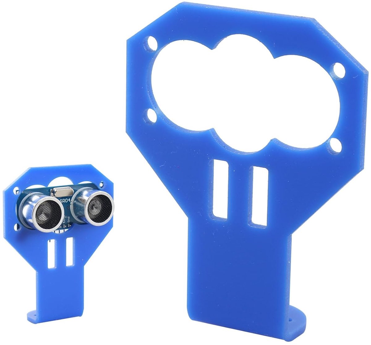 Smart Car Mounted Holder Compatible with HC-SR04 Ultrasonic Transducer Sensor Robotic Acrylic - ShopVlot