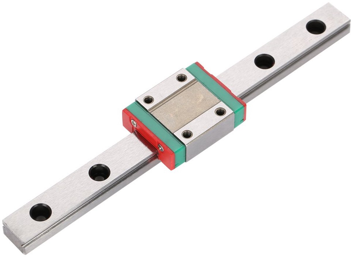 SnelShoppen - LML12B Miniatuur Lineaire Guide 12mm Breed + Glijblok (150mm) voor Precisie-Toepassingen, Lichtgewicht, Hoogwaardige Sterkte en Nauwkeur