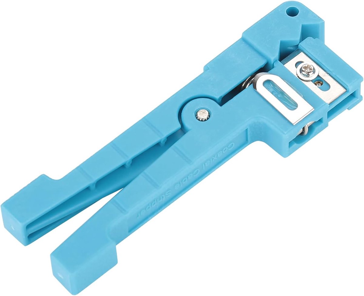 SnelShoppen - LWL-Sheet-Stripper Koaxiale Kabel Abisolator, Verstelbare Kabel Cutter en Crimper voor Efficiënt Gebruik, Ideaal voor Glasvezel en Kabel