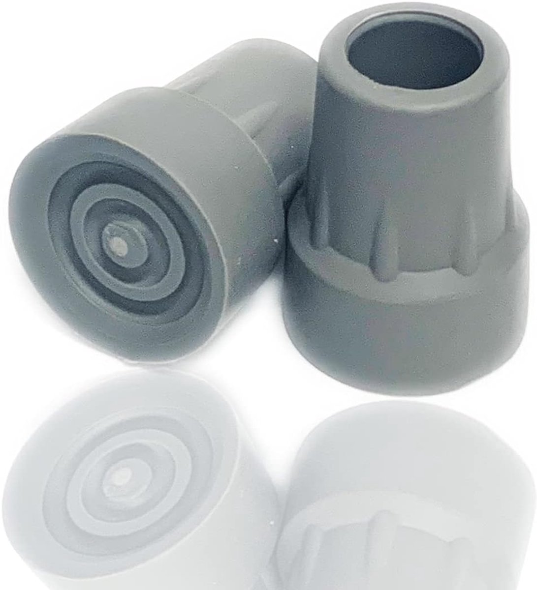 SnelShoppen - Kruk Tips Vervanging, 7/8 Inch, Antislip, Set van 2, Geschikt voor Loopkrukken, Veilig en Duurzaam