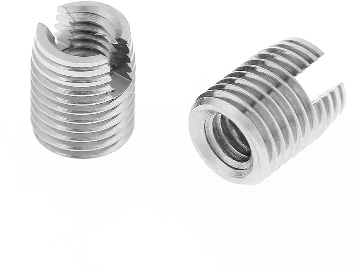 SnelShoppen - Garosa Draad Inserts, 20 stuks M4 x 8mm Metaal Zelftappende Draad met Spiral Repair Kit voor Schroeven, Ideaal voor Herstellingen