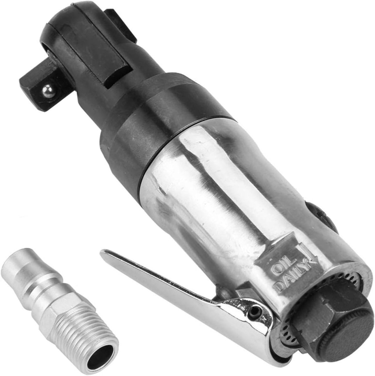 SnelShoppen - Pneumatische Sleutel 1/4 Inch Luchtmoersleutel met Vierkante Cilinder, 300rpm, 16ft-kg Koppel, Aluminium, Voor Professioneel en Thuisgeb