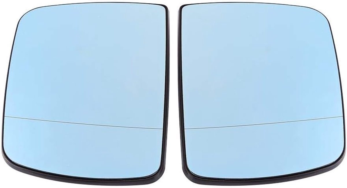 SnelShoppen - Achteruitkijkspiegel Glas Auto Anti Blind Links & Rechts Deur Wing Glas Verwarmd Voor X5 E53 1998-2006