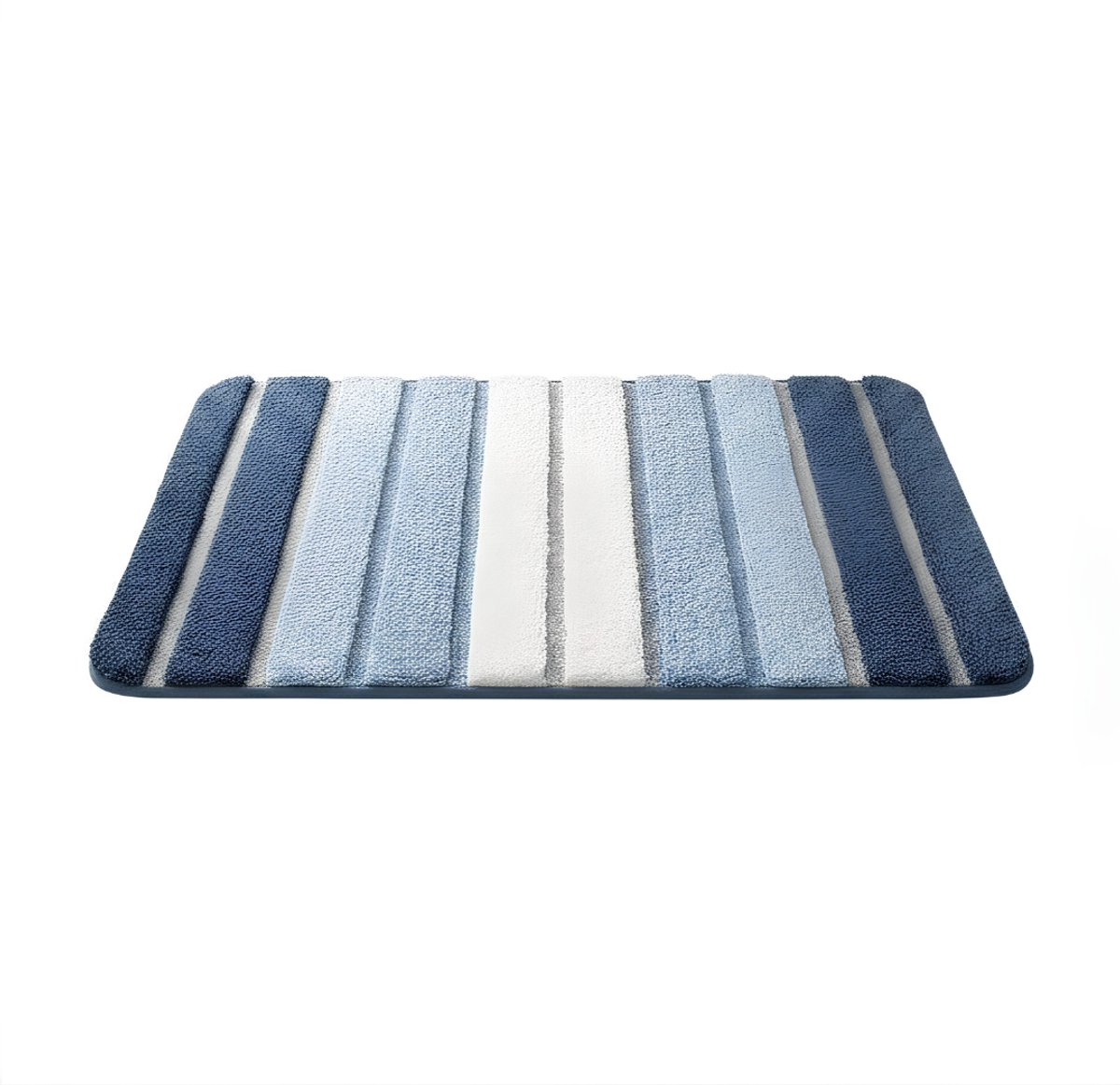 Lìon® Antislip Douchemat - 40x60cm - Antislip Zachte Badmat - Waterabsorberend - Blauw - 60cm x 40cm x 2cm