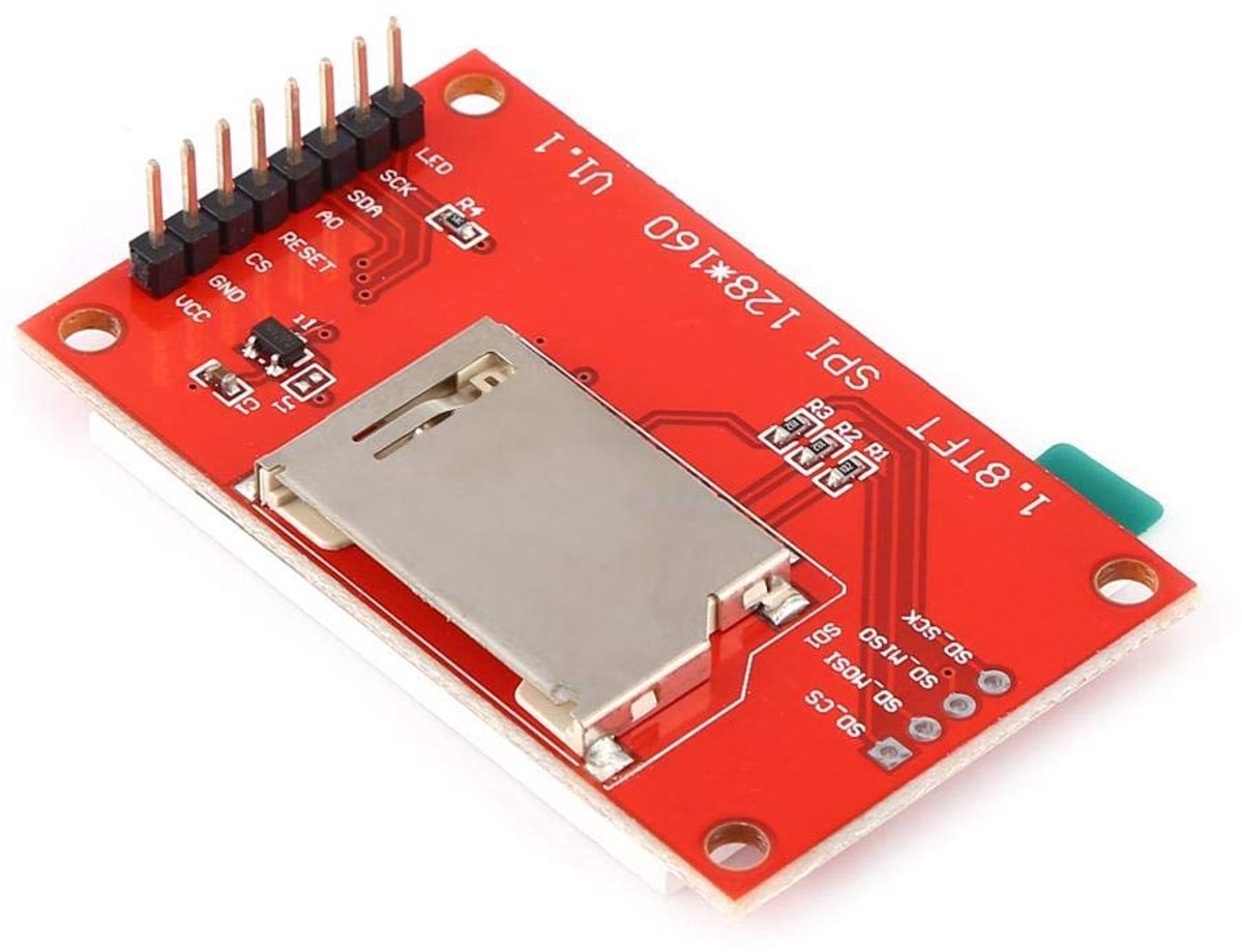 TFT-LCD Display Module 1.8 inch - SPI Interface - Robuust en duurzaam - Geschikt voor STM32/ARM - ShopVlot
