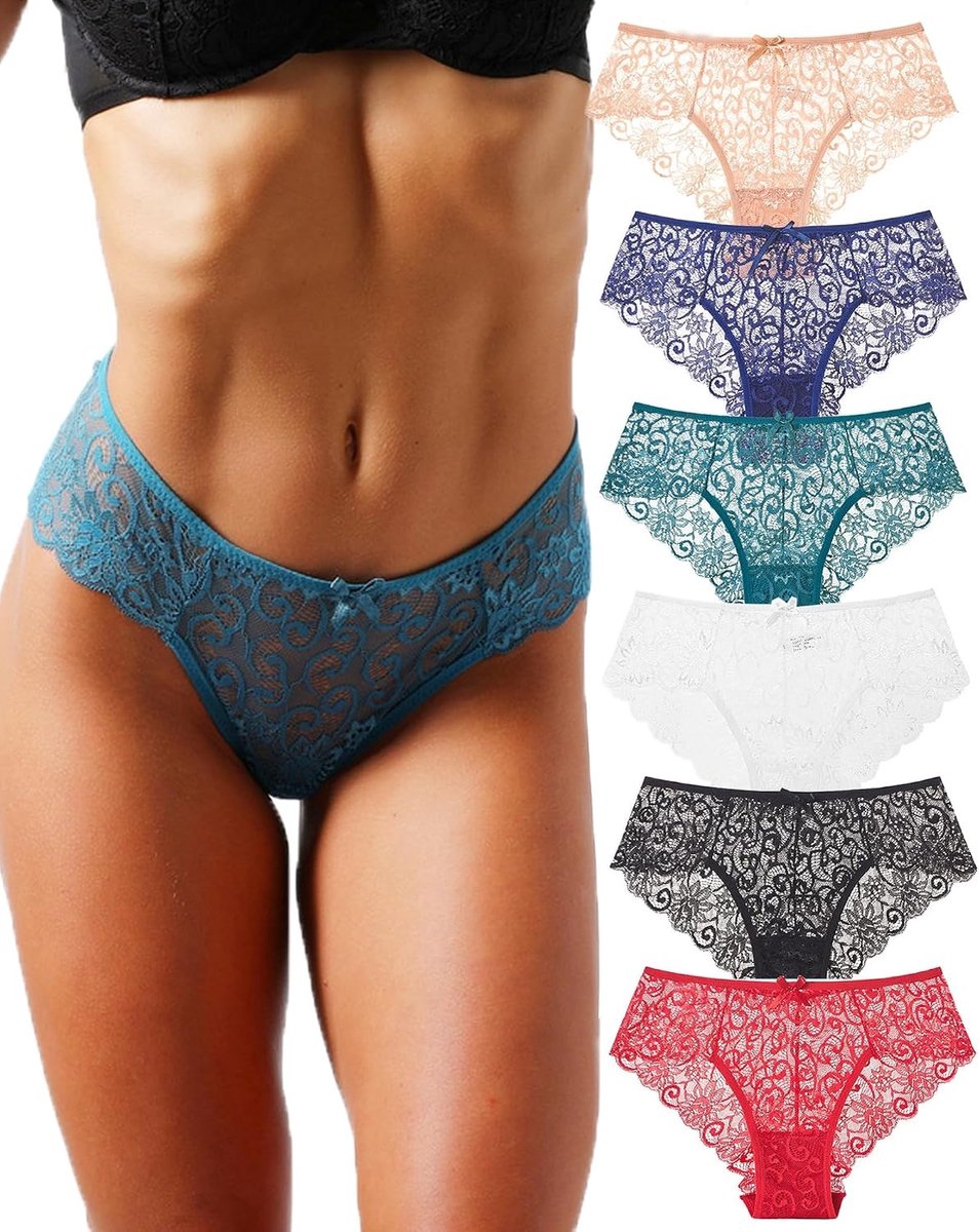 Elegante Braziliaanse Slip Ondergoed voor Dames, Medium Taille, Ademend en Antibacterieel, Perfect voor Elke Dag