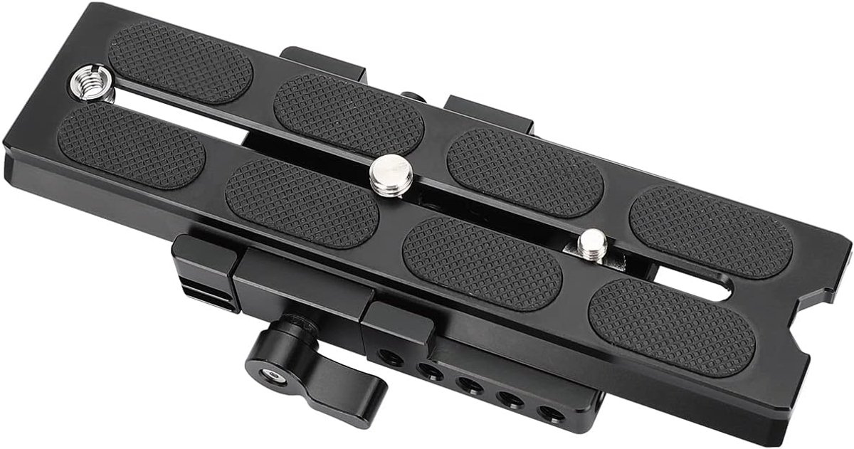 CAMVATE Quick change camera plate with long plate, compatible with 577/501/504/701 tripod - 3112 - ShopVlot