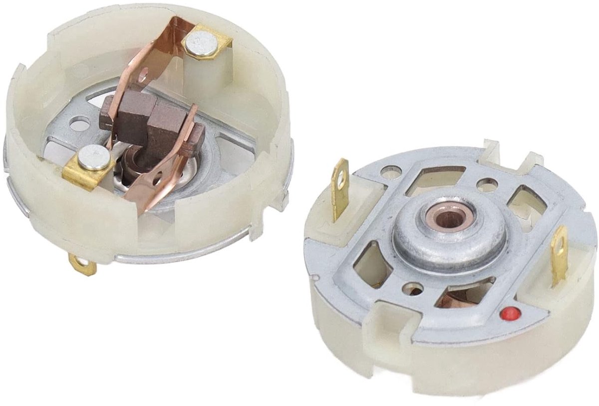 SnelShoppen - 2Stuks RS550 Koolborstels met Houder Accessoire voor Elektrische Boor, Koolborstelhouder Gereedschap voor Boormachine en Accuschroefmach