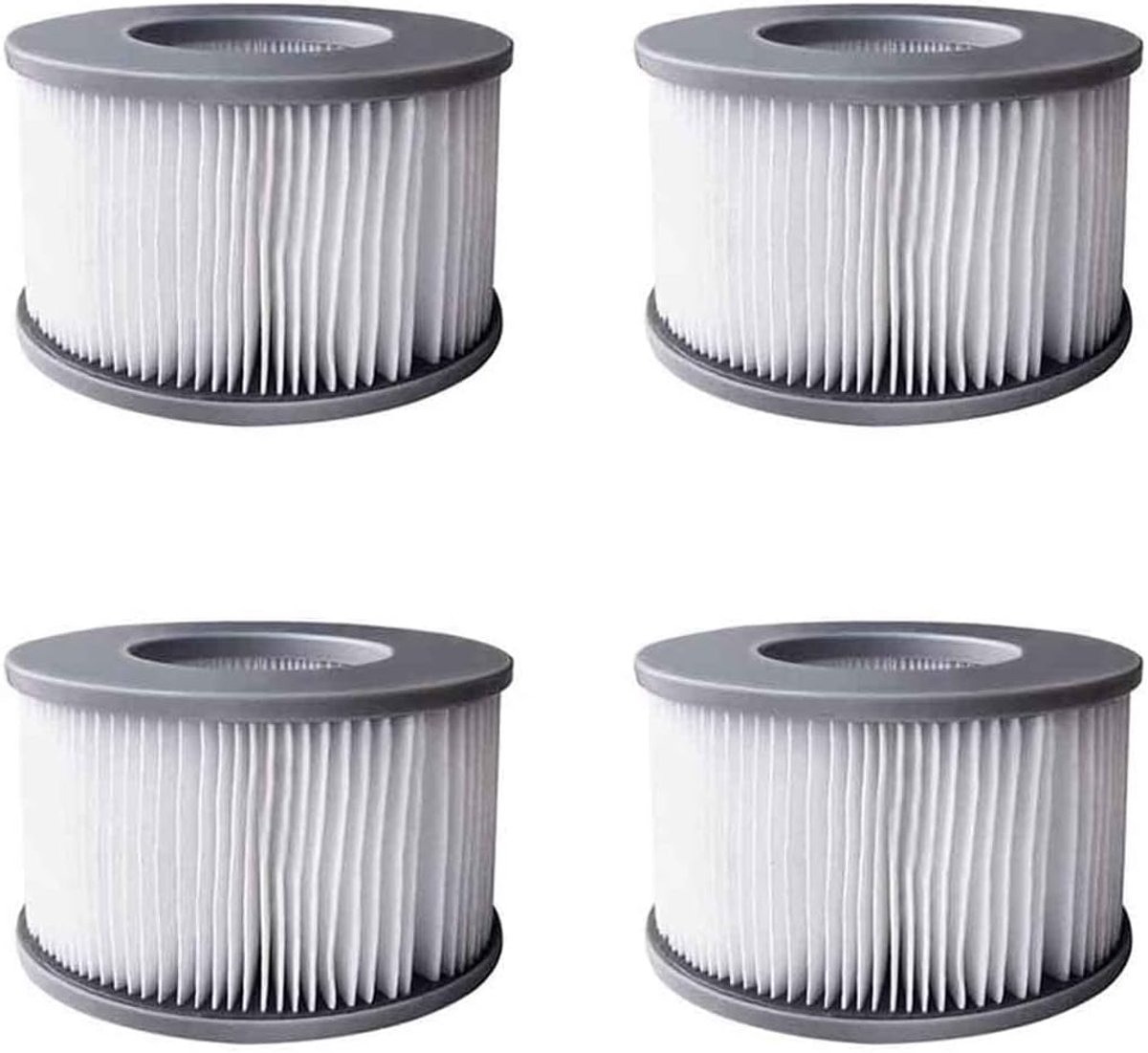 WuYan 4-piece hot tub filters for inflatable MSpa pools, upgraded version filter cartridge pump suitable for all - ShopVlot