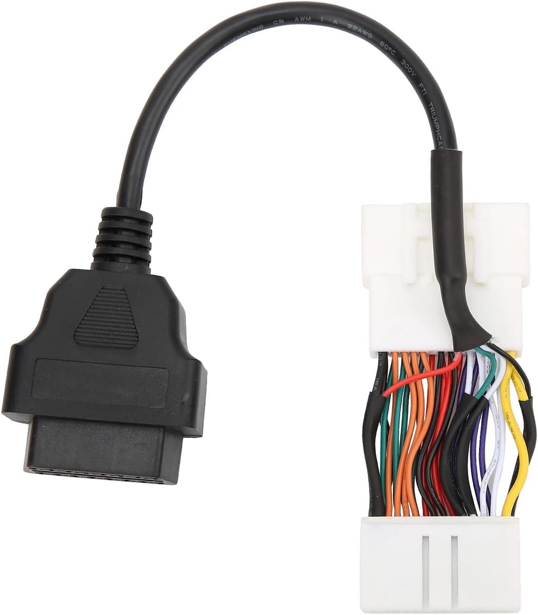 SnelShoppen - 26 Pin OBD2 Diagnostische Kabel Connector Harnas Adapter voor Auto Diagnostiek Verlengkabel Vervanging voor Tesla Model 3 Model Y Na Jan