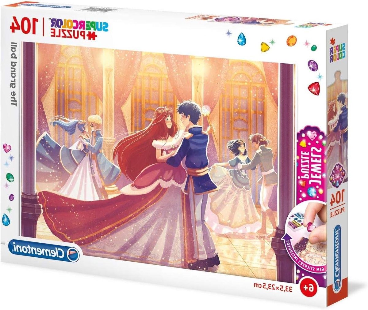 Juwelen Puzzel - Legpuzzel Meisjes - Kinderen Leren Spelen - Zelfklevende Sieraden - 104 Stukjes - Meerkleurig
