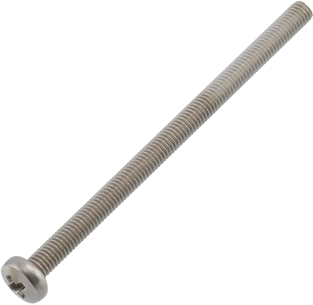 SnelShoppen - Set van 10 metalen schroeven met cilinderkop M3x50 mm PH1 - verbindingsschroeven RVS A2 zilver - DIN 7985 - voor diverse toepassingen
