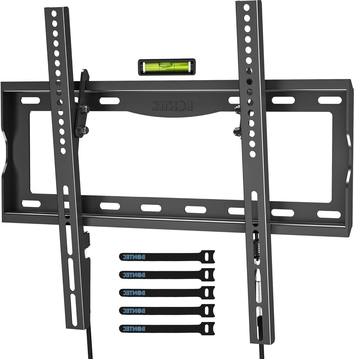TV Muurbeugel - Universele Bevestiging - Ruimte Besparen - Kantelbaar Ontwerp - 26-65 Inch - Zwart